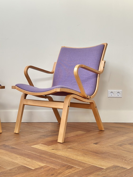 Image 1 of Set 2 fauteuils Finn Østergaard model Albert jaren 50/60/70