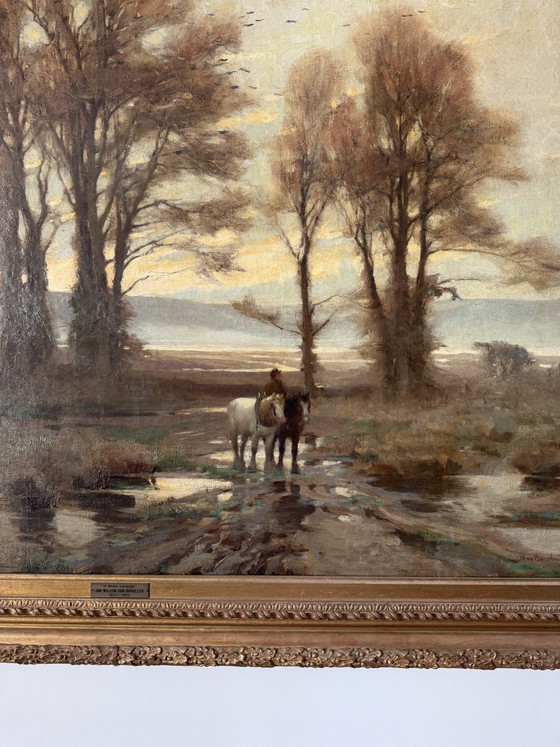Dipinto Monumentale Jan Willem Von Borselen (1825-1892) – Dipinti e disegni, Canvas, Wood (photo 4 of 15)