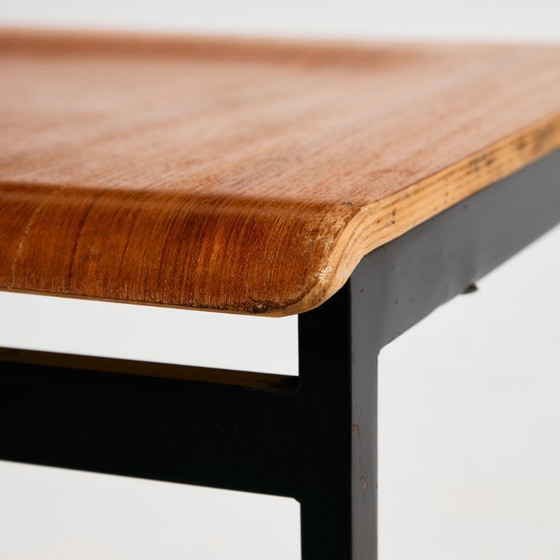 Image 1 of MK11372 Chaise en teck sur base métallique