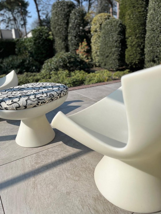 Image 1 of Ensemble complet de fauteuils lounge Karim Rashid Kite pour Label, 2004