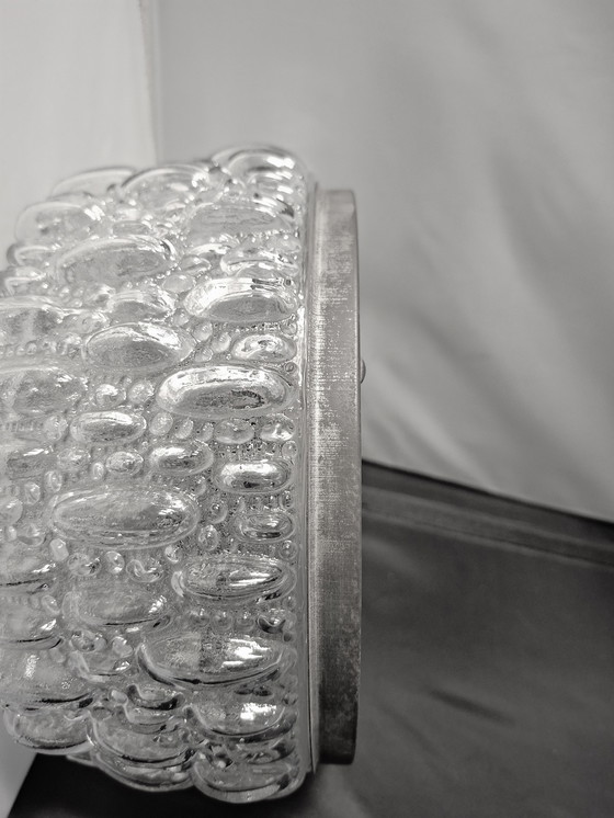 Image 1 of Vintage Limburg bubble glass ceiling light – 1960s – Ø23 cm – mid-century design