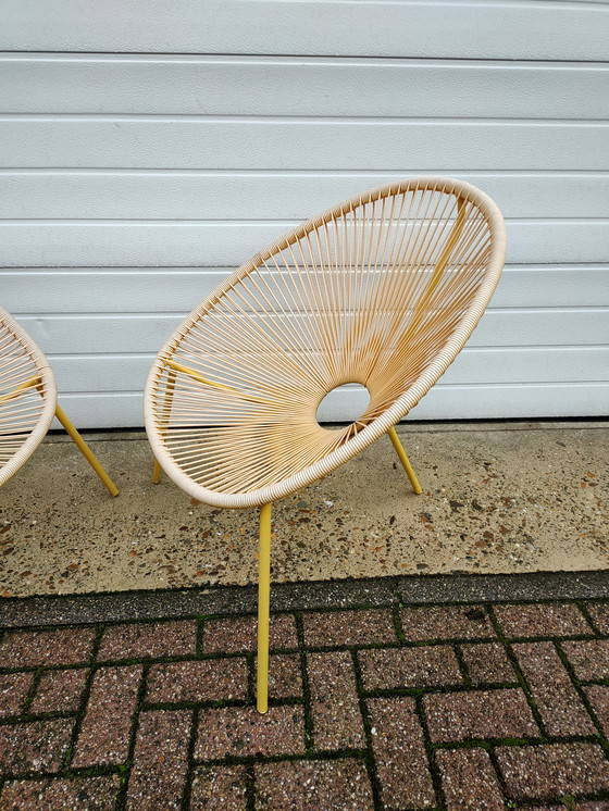 Image 1 of Spaghetti stoelen jaren 70.