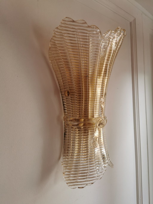 Barovier & Toso Murano wall lamp