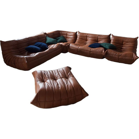 Image 1 of Togo vintage loungeset van Michel Ducaroy voor Ligne Roset, Frankrijk 1970