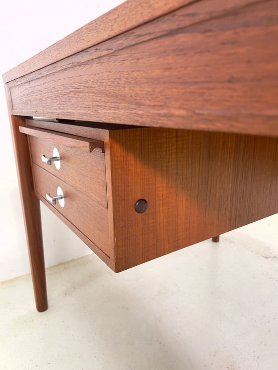 Image 1 of Extra Large Diplomat Desk by Finn Juhl for France & Søn / France & Daverkos