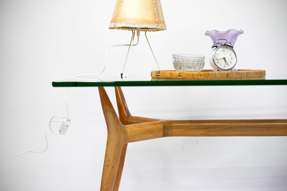 Image 1 of Table basse sculpturale Mid Century de style scandinave