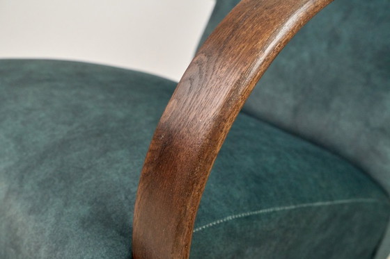 Image 1 of Poltrona modello H 410 tipo C, disegnata da Jindrich Halabala, anni '40, Cecoslovacchia.