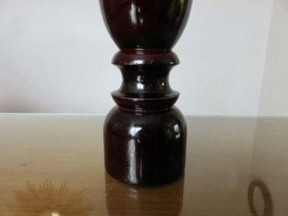 Moulin à Poivre "CHIARUGI" "CC" Firenze Italy, en Bois Laqué, 1970, XXL – Objetos decorativos, Wood (photo 9 of 12)
