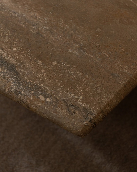 Image 1 of Vintage travertine coffee table, 1970s