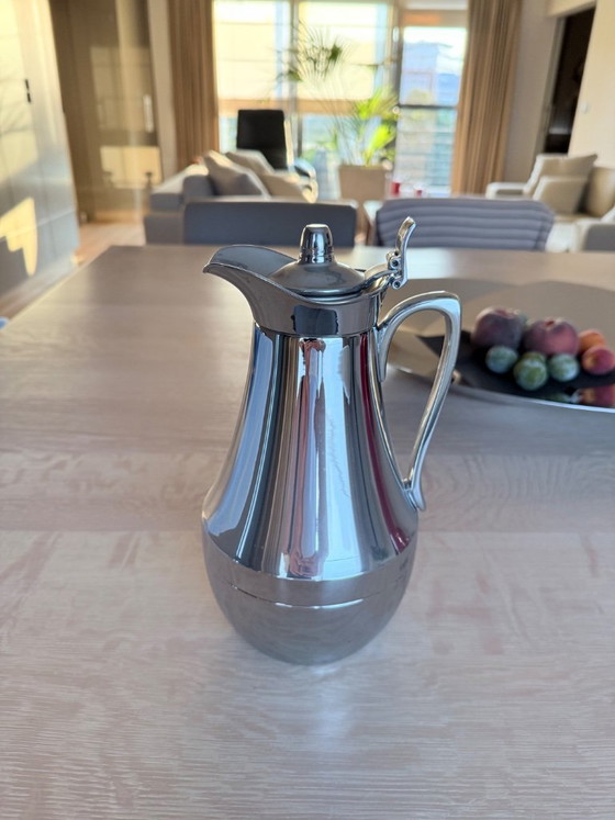 Vintage Alfi Juwel Thermos Flask / Insulated Flask 1L / Chrome Plated – Crockery, polished steel (photo 2 of 22)
