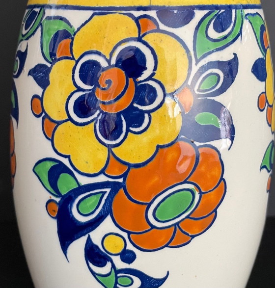 Image 1 of Art Deco Boch La Louvière Charles Catteau vase