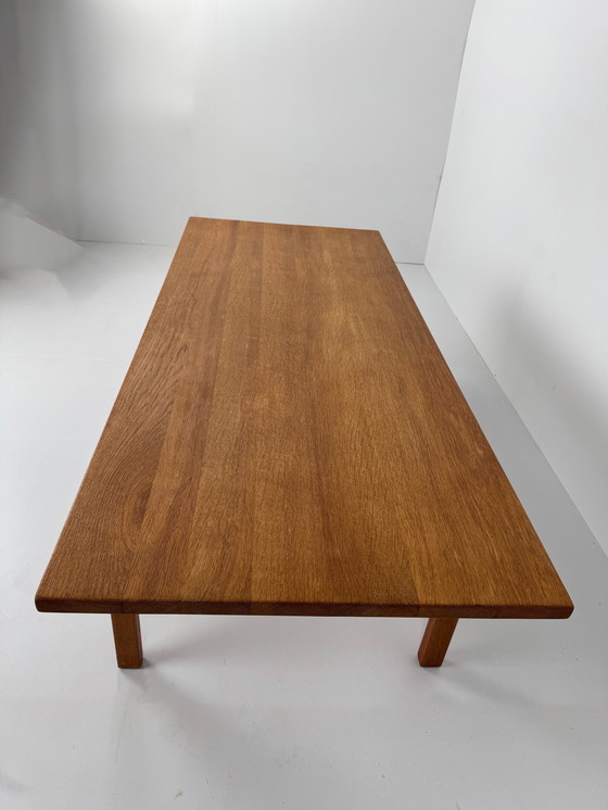 Image 1 of Solid Oak Coffee Table by Andreas Tuck – Design by Hans J. Wegner