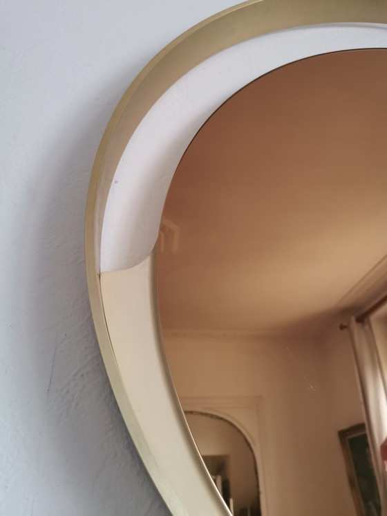 Image 1 of Grande specchio dorato vintage