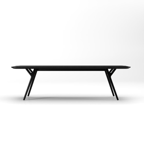 Image 1 of Stellar Works Rén Dining Table, Black Oak - Space Copenhagen