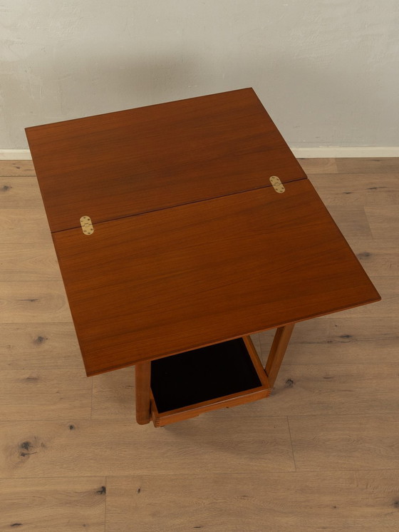 Image 1 of 60s uitschuifbare serveerwagen