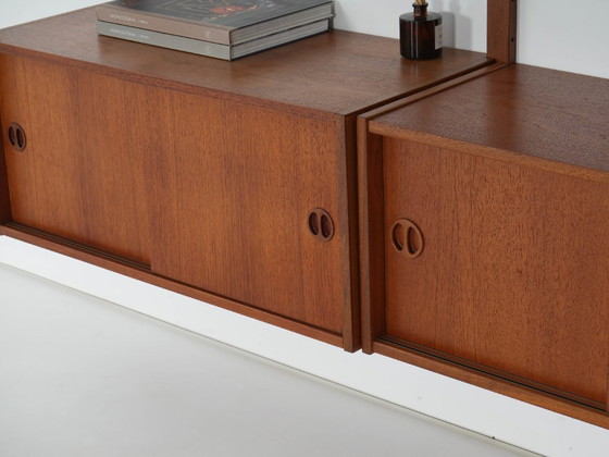 Image 1 of Estantería modular de teca, diseño danés, década de 1960, fabricada en Dinamarca.