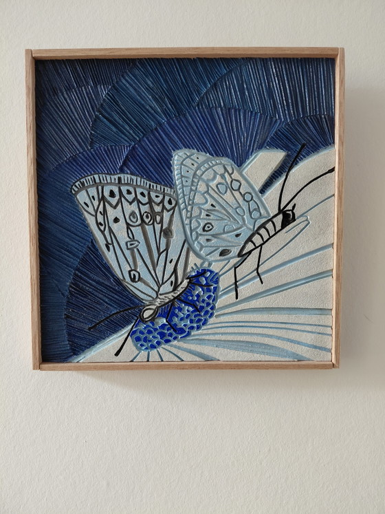 Silent Meeting in Moonlight – Paintings & Drawings, Wood, Other (photo 3 of 3)