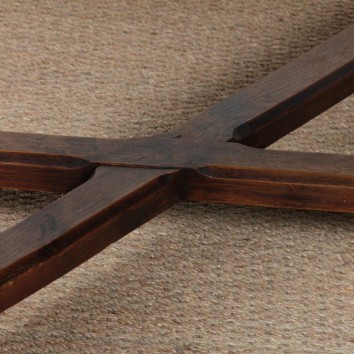 Extendable dining table, French work from the 1940s
