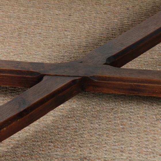 Image 1 of Extendable dining table, French work from the 1940s
