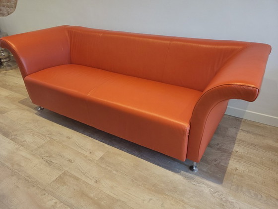 Image 1 of Montel 2-3 person leather sofa