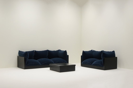 Image 1 of “Down” Sofa Set by Carlo Bartoli for Rossi di Albizzate, 1970s Italy