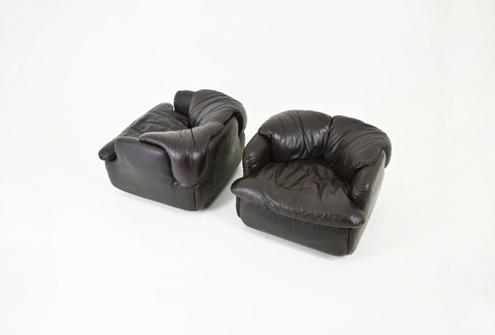 Image 1 of Sillones confidenciales de Alberto Rosselli para Saporiti Italia, años 70