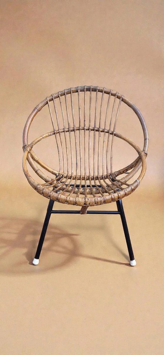 Rattan-Schalenstuhl – Gartenstühle, Wicker (photo 2 of 7)