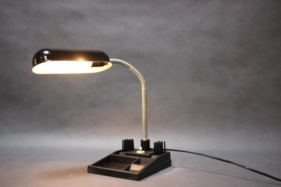 Image 1 of Mid Century tafellamp met potloodhouder, 1960