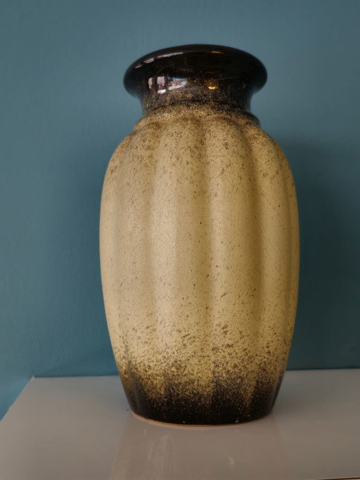 Vintage Scheurich West Germany Vase Vase Brown
