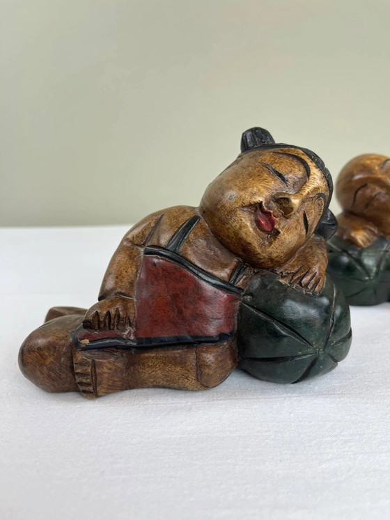 Carved wooden bookends – Decorative Objects (photo 2 of 12)