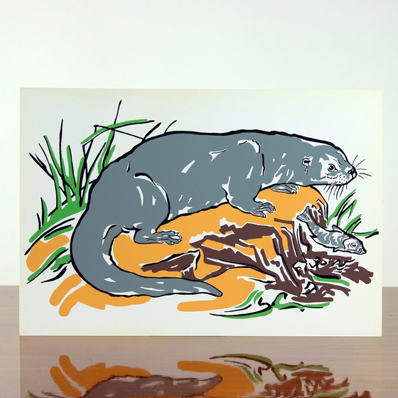 Image 1 of Vintage Czechoslovakian Pop Art Style Wall Panel (1960s)