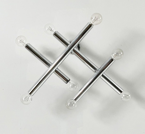 Image 1 of Lampada da parete/soffitto del Mid Century di Temde, Germania, anni '70