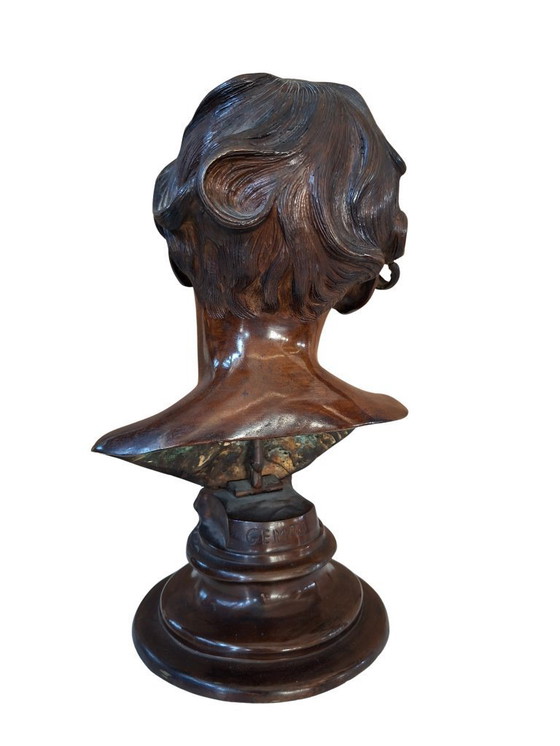 Image 1 of Prestigious Bronze Bust of Vincenzo Gemito "Alessandro" (Anastolè) 1890