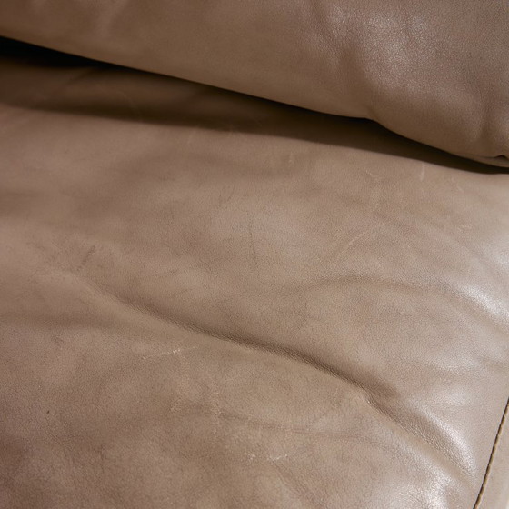 Image 1 of Conjunto de sofás de cuero Mk11355 «Modelo 4000» de Rolf Benz, juego de 4