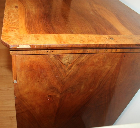 Elegant 19e-eeuws Biedermeier halfkastje – Buffetkasten, Wood (photo 6 of 14)