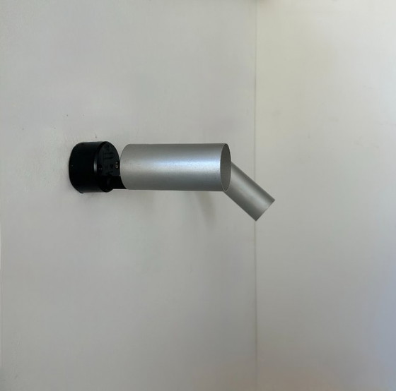 Image 1 of Coppia di applique orientabili in alluminio spazzolato, Francia, 1970