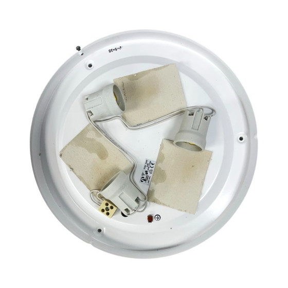 Image 1 of Peill & Putzler ceiling lamp – Germany, 1970s, opal glass, 40 cm, 3×E27