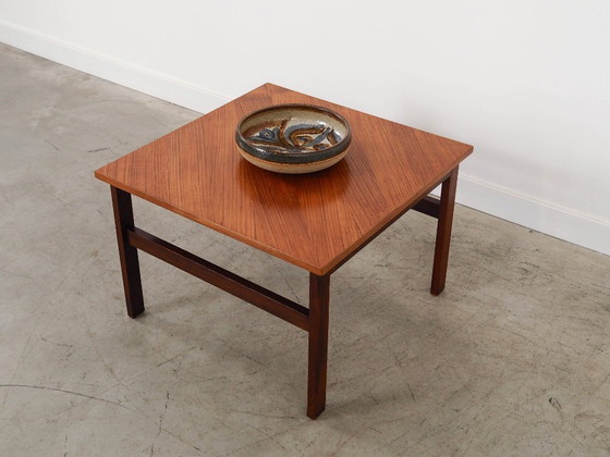 Image 1 of Table basse en acajou, design danois, années 1970, fabriquée au Danemark