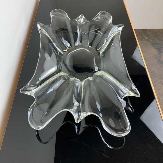 Image 1 of Bol en verre, fait à la main, années 1970