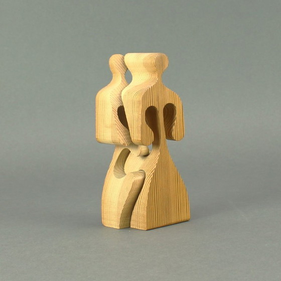 Image 1 of Gunnar Kanevad (1932-2019) - Gamla Linköping, Schweden - 1962 - Kieferpuzzle