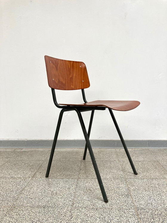 Image 1 of Set van 4 vintage F6 Eromes Marko Holland eetkamerstoelen