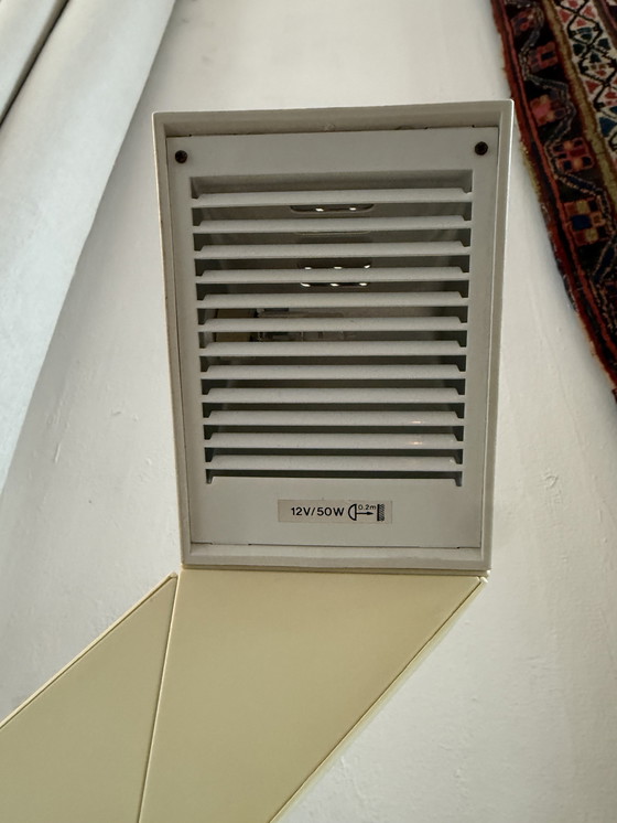 Image 1 of Lampe de table postmoderne en zigzag – Lampe design belge, années 1980