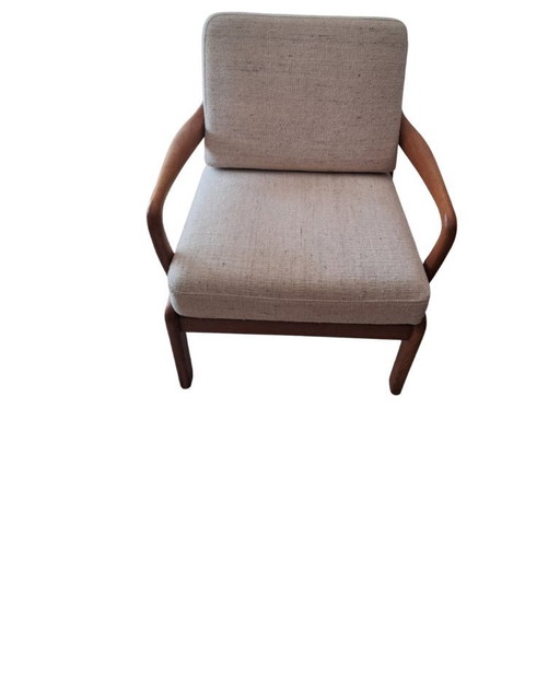 Sofá 3 + 2x sillón de L. Olsen & Søn Møbelfabrik MCM Mid Century Modern Teak