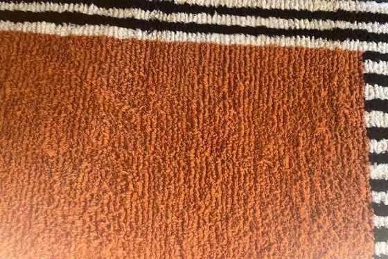 Image 1 of Handgeweven vloerkleed van natuurlijke wol, traditioneel geweven, afmeting 200x300 cm