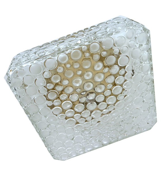 Image 1 of Mid Century Bubble Glass Wandleuchte/Deckenleuchte