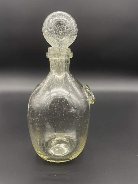 Jarra Verrerie de Biot con tapón de bola – Verre Bullé – Vasos y jarras, Glass (photo 4 of 10)