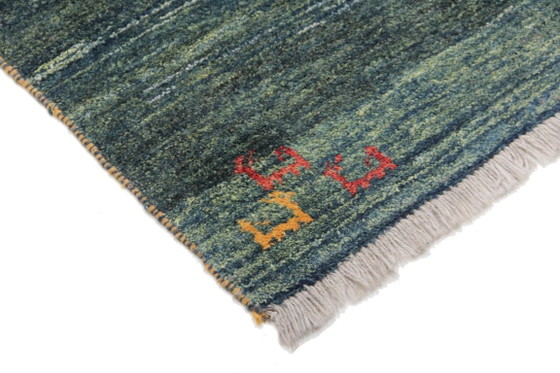 Image 1 of Tapis Gabbeh persan moderne original en laine, 188 x 100 cm, excellent état.