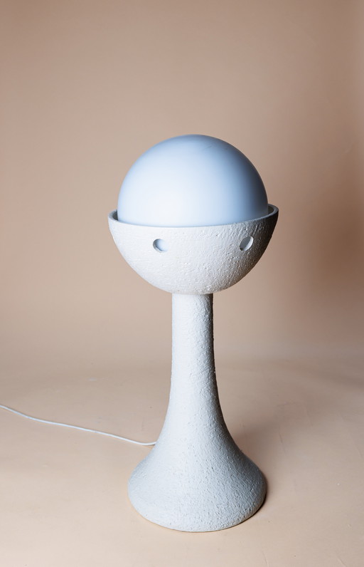 Vintage ceramic Doria Leuchten floor lamp