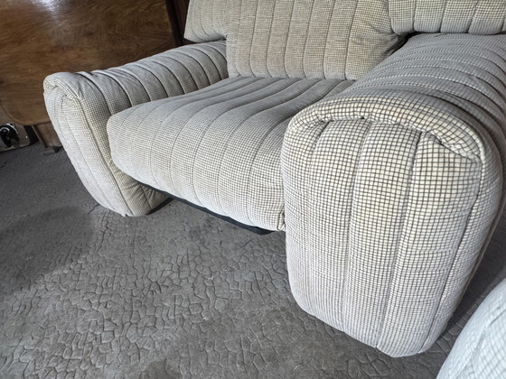 Raro set da soggiorno vintage Ligne Roset – Prodotto in Francia – Divano e 2 poltrone – Anni '70/'80 (photo 4 of 15)