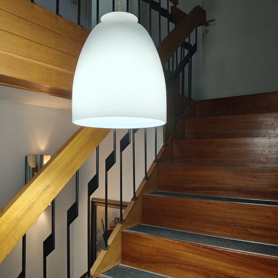 Image 1 of IKEA PS Opal Glass Pendant Lamp Ø28 cm – Scandinavian Design – Handmade Glass